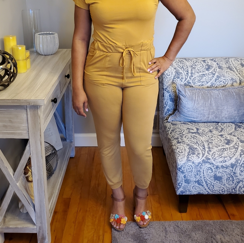 Drawstring Jumpsuit - Picture 3 of 4